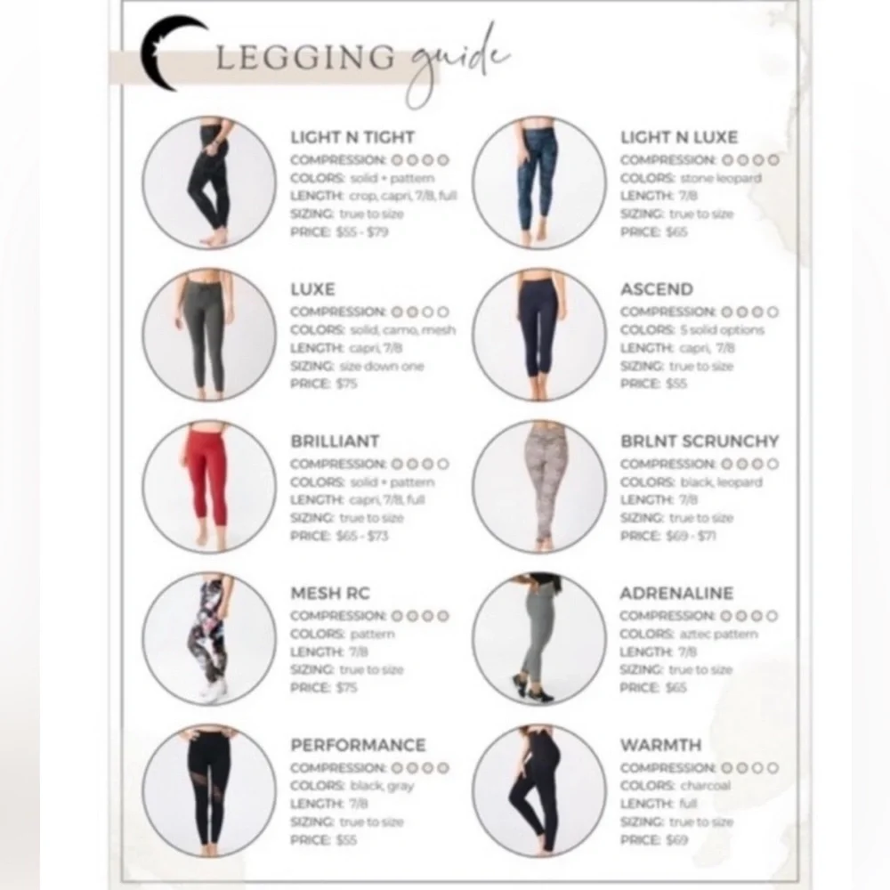 ZYIA Stay Gold Light & Tight Speckled 7/8 Leggings - Picture 12 of 13